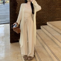 루즈핏 시스루 롱 로브 가디건 LL-O122