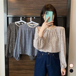 데일리 꽃무늬 블라우스 LM-0005