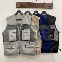 여름 다용도 매쉬 작업 조끼 LM-0026