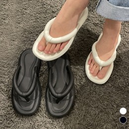 발 편한 말랑쿠션 초경량 둥근끈 쪼리 슬리퍼 LM-0028