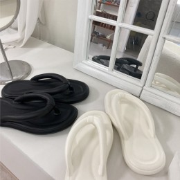 발 편한 말랑쿠션 초경량 둥근끈 쪼리 슬리퍼 LM-0028