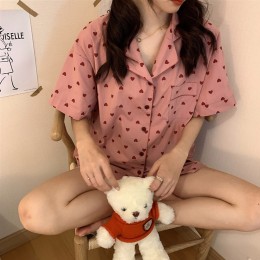 여름 체크잠옷 홈웨어 파자마세트 LM-0060