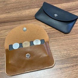 일본 엔화 동전지갑 + 가죽파우치 LM-0080