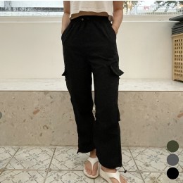 스트링 밴딩 카고바지 LM-0138