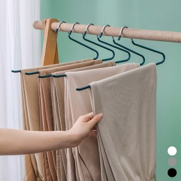 Z형 미끄럼방지 논슬립 바지 옷걸이 LM-0141