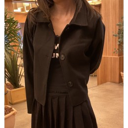 숏 카라 코트 자켓 LM-0195