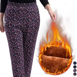 꽃무늬 융 기모 방한바지 LM-0229