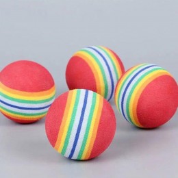 실내 연습용 스펀지 골프공 10P LM-0232