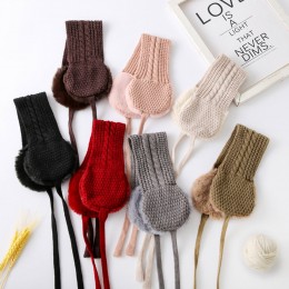 귀여운 꽈배기 니트 귀도리 LM-0242