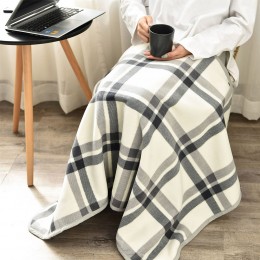 극세사 똑딱이 망토 입는 담요 LM-0251