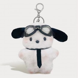 리본 넥타이 토끼인형 커플 키링 열쇠고리 LM-0256