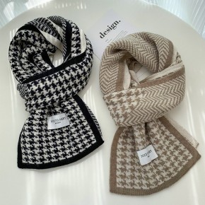 헤링본 체크 머플러 목도리 LM-0261