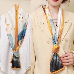 여성 쁘띠 직사각 실크 스카프 22종 모음전 LM-0278