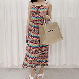 어깨끈 바캉스 휴양지 원피스 LM-0302