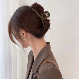 무광 꼬임 헤어집게핀 LM-0311