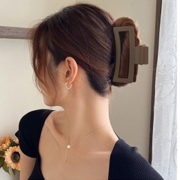 무광 사각 왕 집게 헤어핀 LM-0316