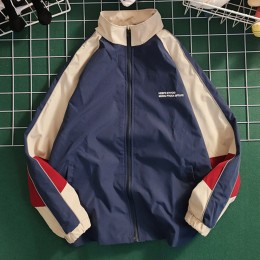 배색 라인 Y2K 간절기 바람막이 LM-0321