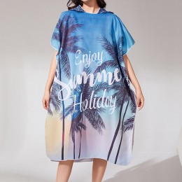 입는 후드 수건 비치타올 LM-0327