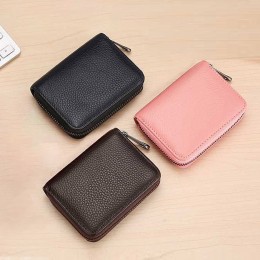 가죽 아코디언 카드지갑 LM-0329