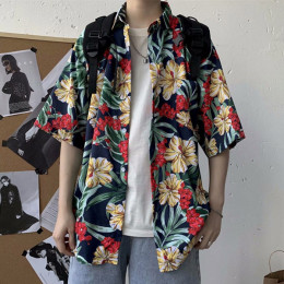 꽃무늬 바캉스 휴양지 하와이안 셔츠 5color LM-0336