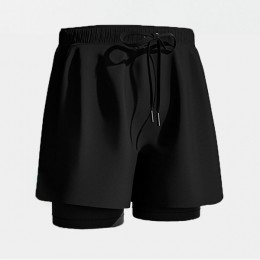 남자 반바지 레깅스 일체형 비치바지 LM-0367