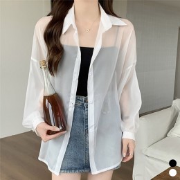 여름 시스루 셔츠 LM-0387