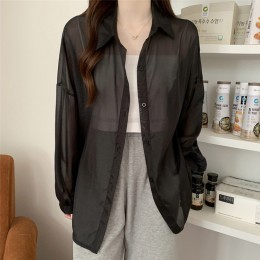 여름 시스루 셔츠 LM-0387