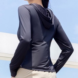 슬림핏 후드 얇은 트레이닝 집업 LM-0453