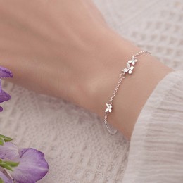 나비 큐빅 펜던트 팔찌 LM-0455