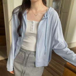 봄 여름 얇은 후드 집업 LM-0456