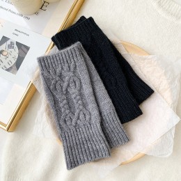 꽈배기 니트 손토시 숏 핸드워머 LM-0535