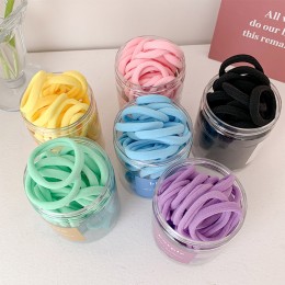 파스텔 대용량 헤어 머리끈 밴드 50P LM-0536