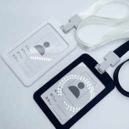 실리콘 목걸이 사원증 명찰 케이스 LMCF-0031