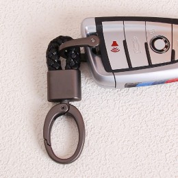 가죽 꼬임 키홀더 열쇠고리 키링 LMCF-0037