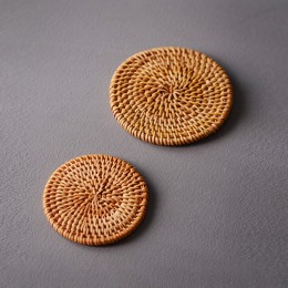 라탄 컵받침 티코스터 홀더  LMCF-0048