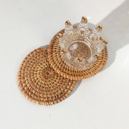 라탄 컵받침 티코스터 홀더  LMCF-0048