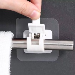 무타공 접착식 압축봉 커튼봉 브라켓 LMCF-0055