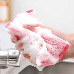 주방 스펀지 양면 수세미 4P LMCF-0069