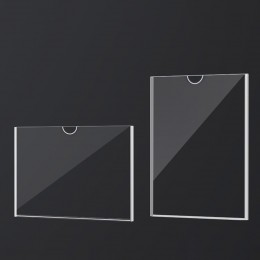 부착형 투명 아크릴 POP 꽂이 LMCF-0088