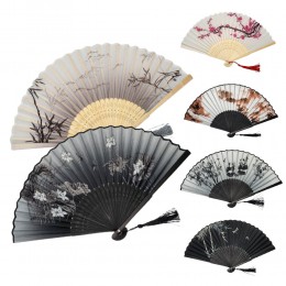 전통 대나무 접이식 태슬 부채 10종 LM-0600