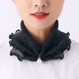 시스루 진주 스카프 목주름 가리개 10종 LM-0611