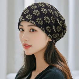 꽃무늬 비니 두건 항암모자 LM-0698