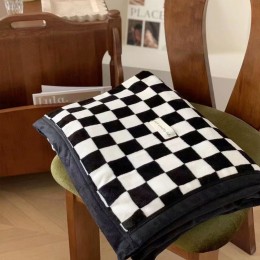 극세사 체크 무릎 담요 블랭킷 70X100cm LM-0717