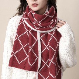 양면 겨울 다이아 목도리 머플러 2color LM-0749