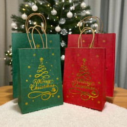 크리스마스 트리 크라프트 종이 가방 LM-0750