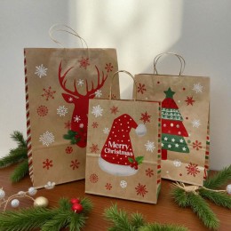 크리스마스 선물 크라프트 종이 쇼핑가방 LM-0752