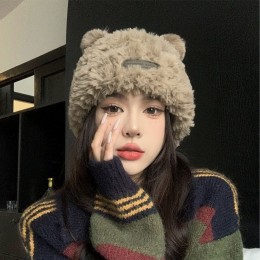 겨울 털 모자 곰돌이 비니 4color LM-0759