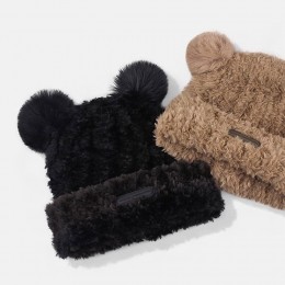 겨울 털 모자 곰돌이 비니 4color LM-0759