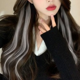 붙임머리 부분가발 헤어피스 6color LM-0761