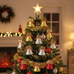 크리스마스 트리 종 소품 장식 4개입 LM-0787